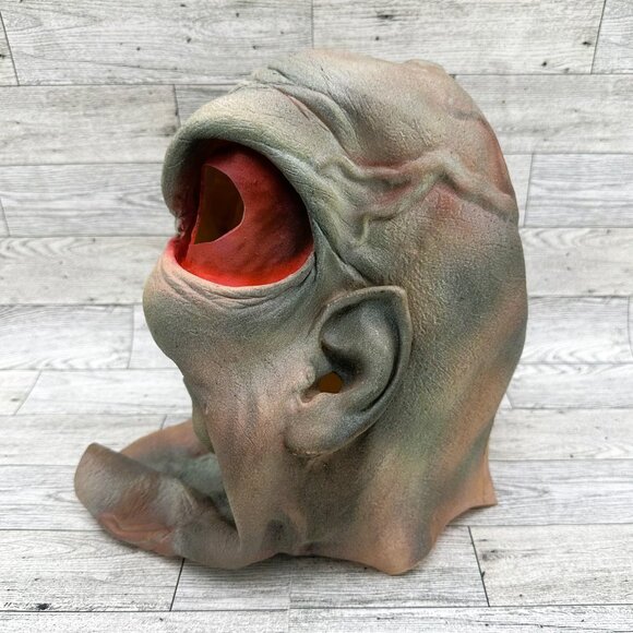 2000 The Paper Magic Group Halloween Scary Goblin Rubber Mask w/Teeth - Picture 3 of 7